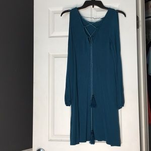Dark turquoise dress!